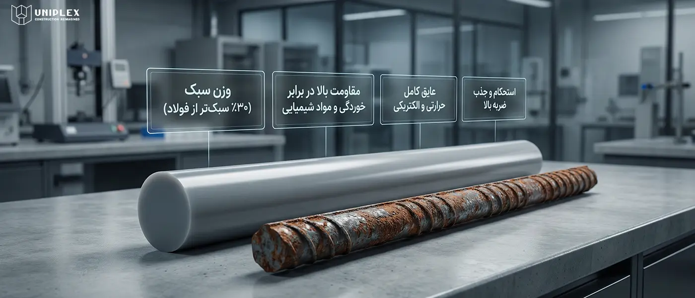 ویژگی میلگرد پلی آمید