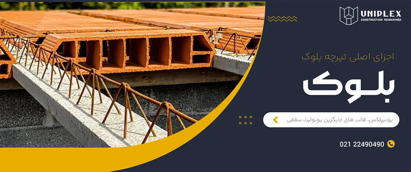 اجزای سقف تیرچه بلوک - بلوک