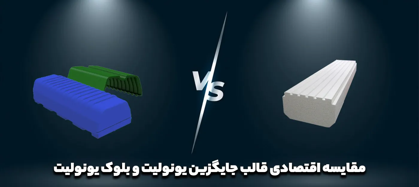 انتخاب بین قالب جایگزین یونولیت و بلوک یونولیت