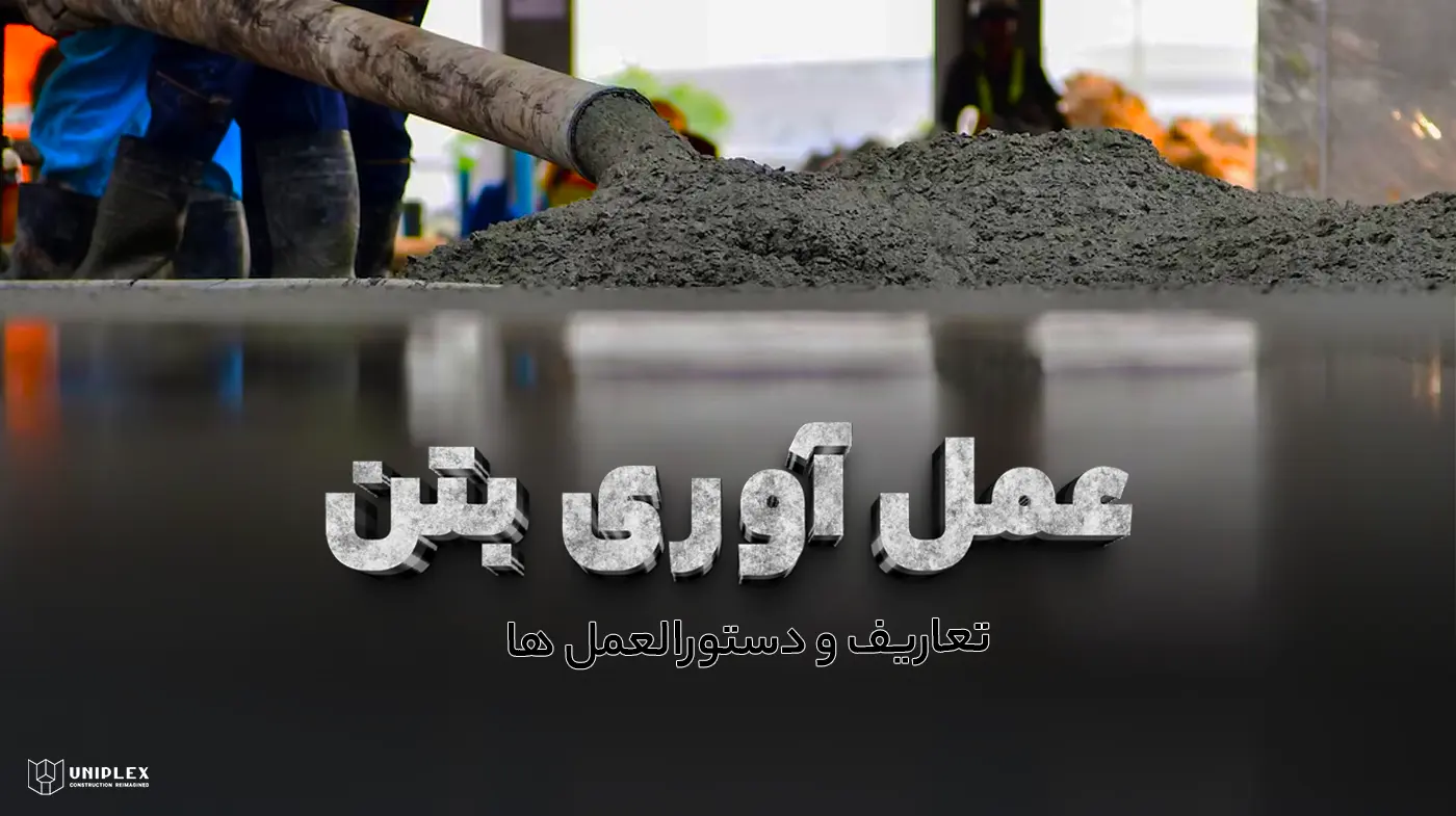 عمل آوری بتن، تعاریف و دستورالعمل ها