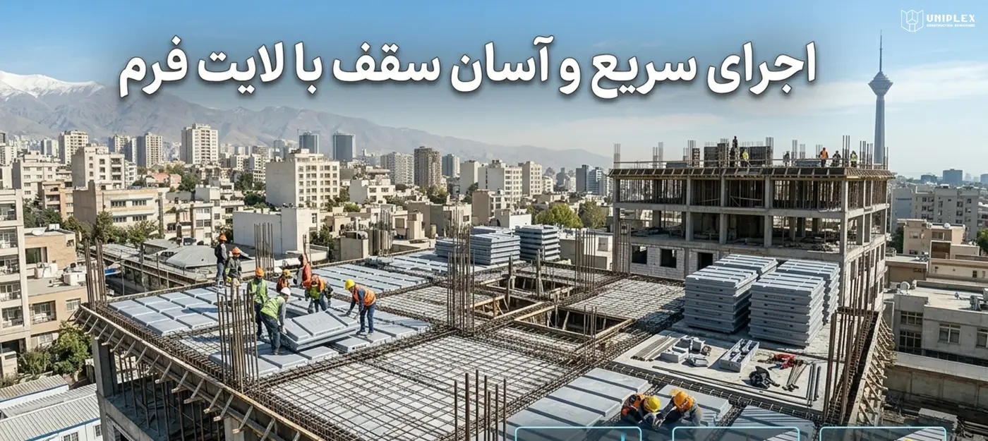 کاهش هزینه های اجرایی با قالب لایت فرم