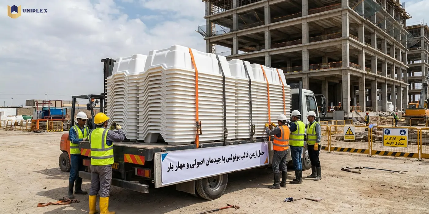 حمل قالب سقفی یونولس