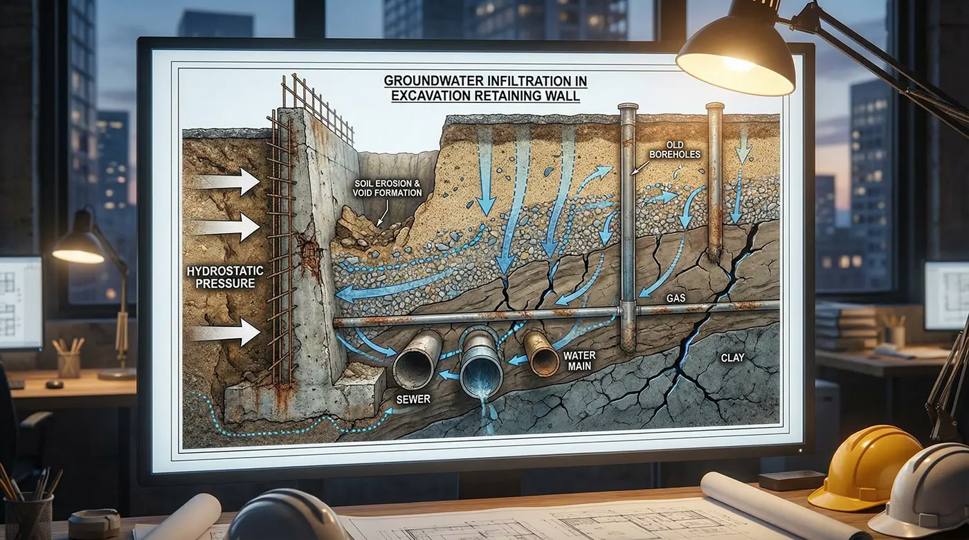 شکست واقعی در آب بندی گود